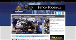 Desktop Screenshot of bet-football-spreads-online.com