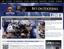 Tablet Screenshot of bet-football-spreads-online.com